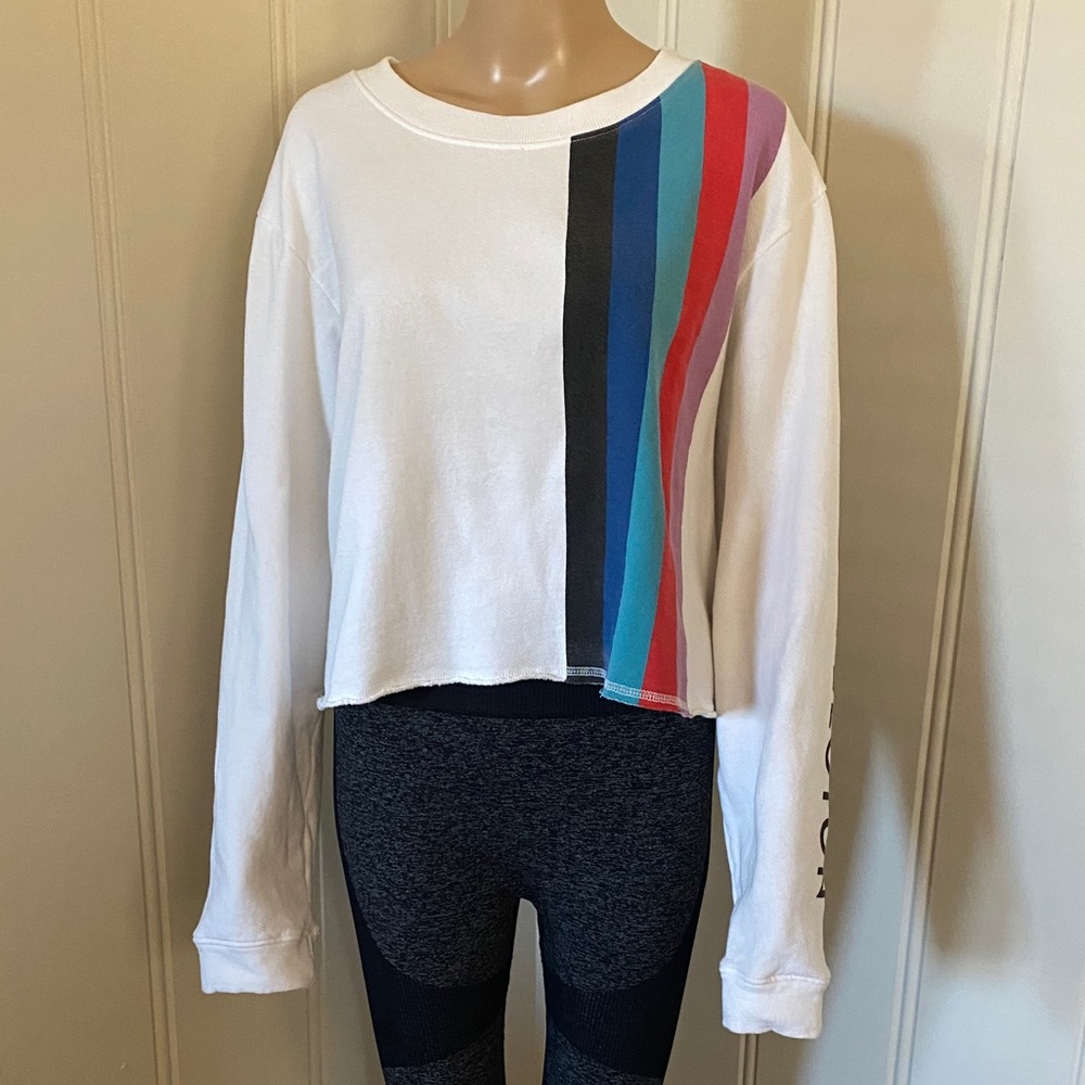 Peloton Stripe Crew Sweatshirt